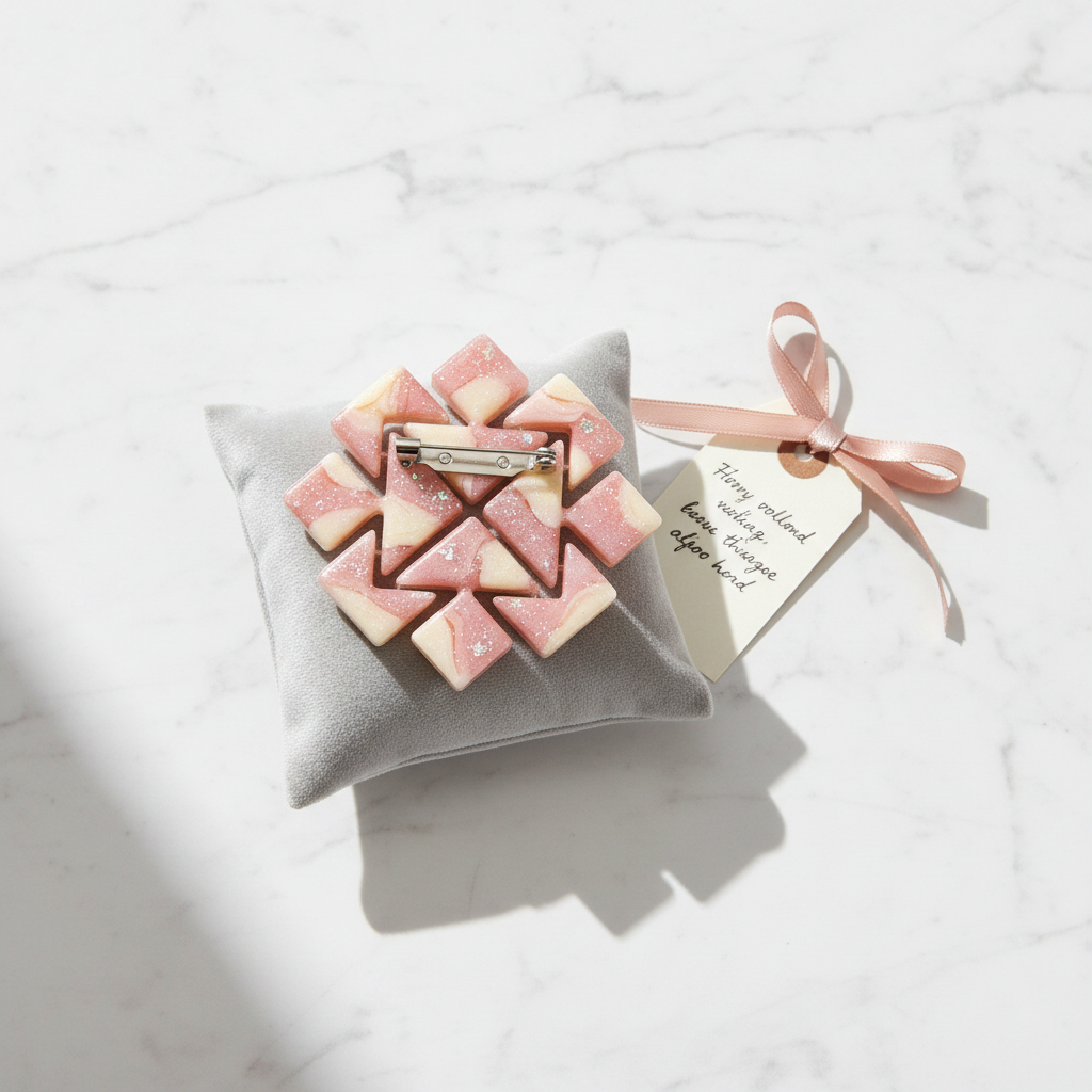Brooch - Flat Lay