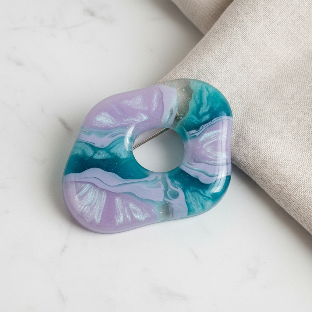 Brooch - Flat Lay
