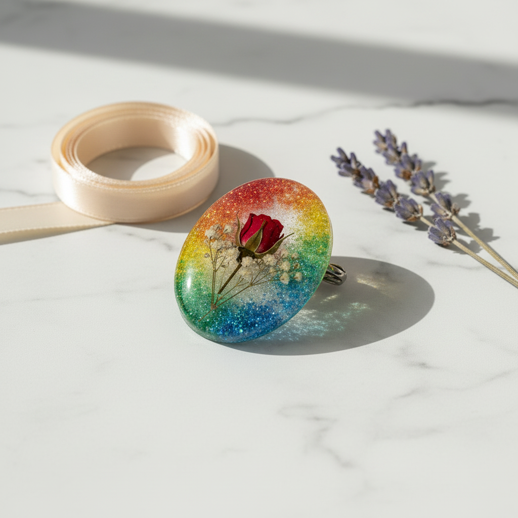 Brooch - Flat Lay