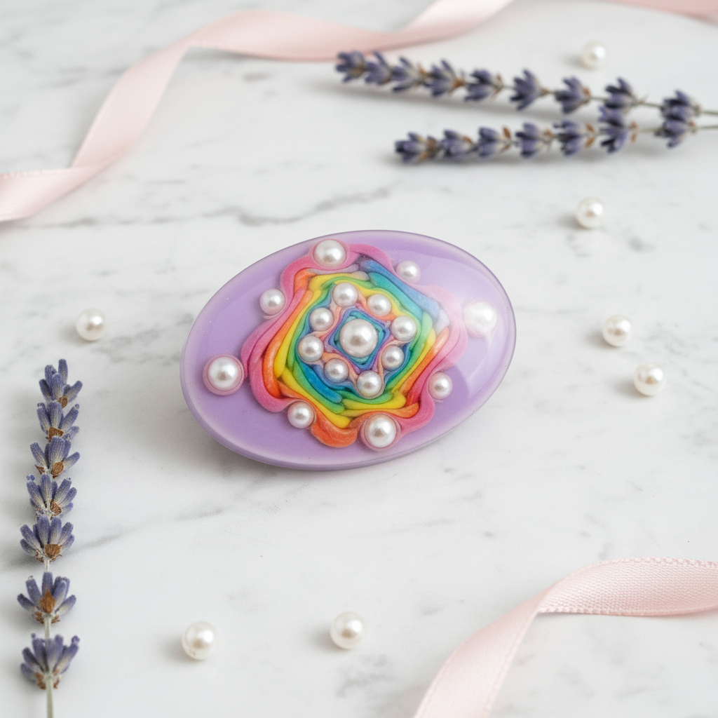 Brooch - Flat Lay