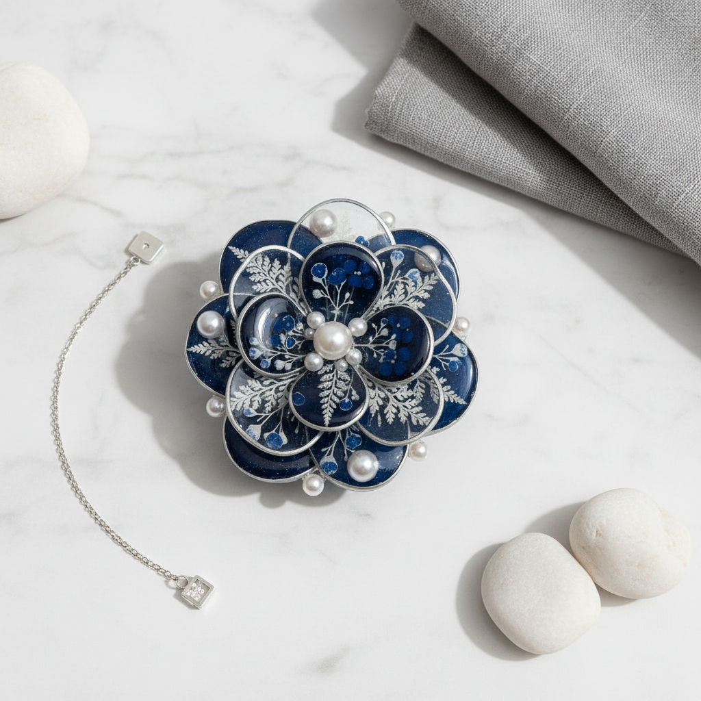 Brooch - Flat Lay