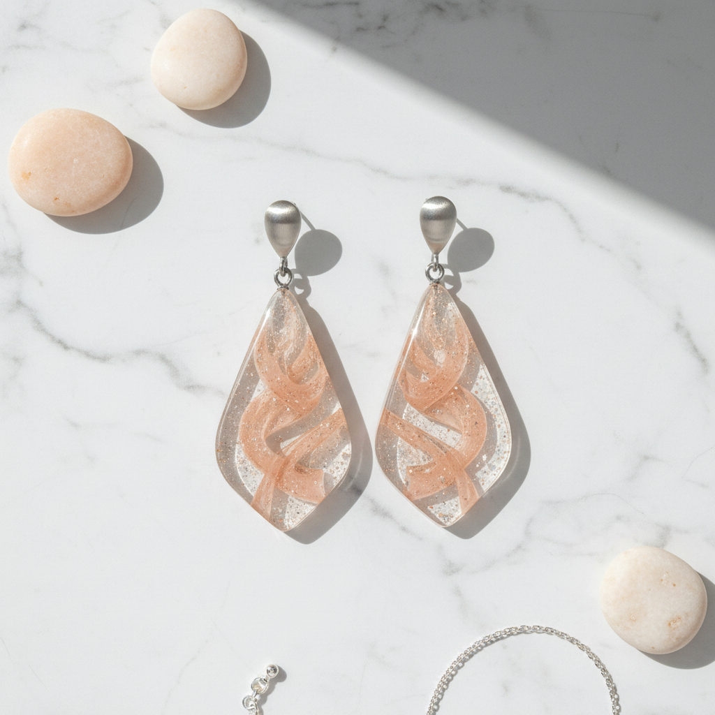Earrings - Flat Lay
