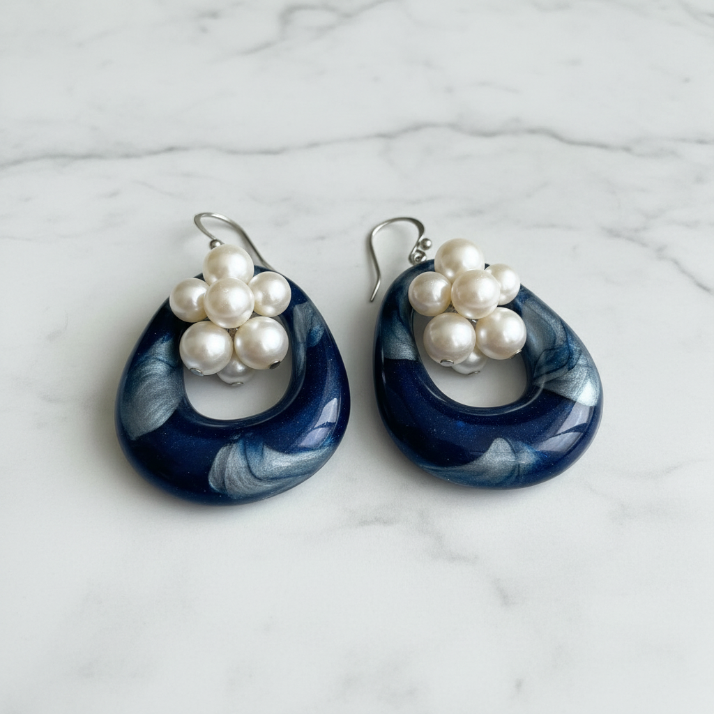 Earrings - Flat Lay