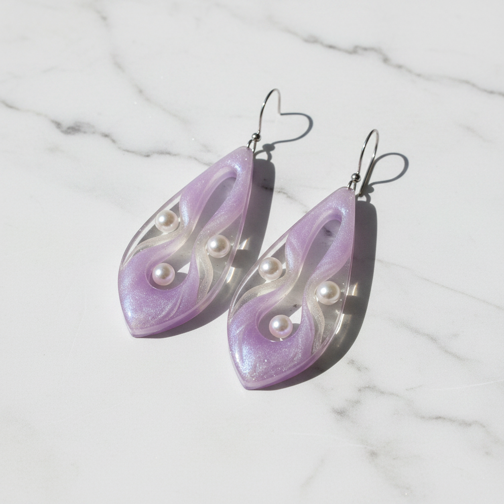 Earrings - Flat Lay