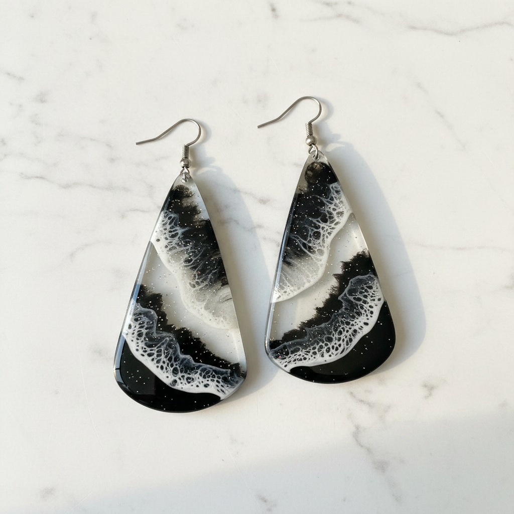 Earrings - Flat Lay
