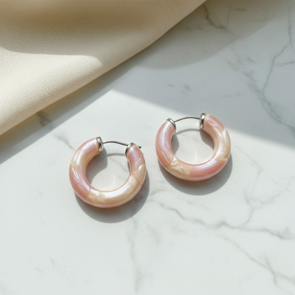Earrings - Flat Lay