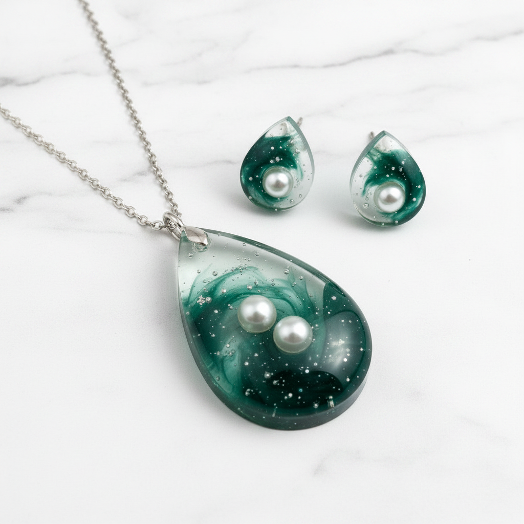 Necklace Set - Flat Lay